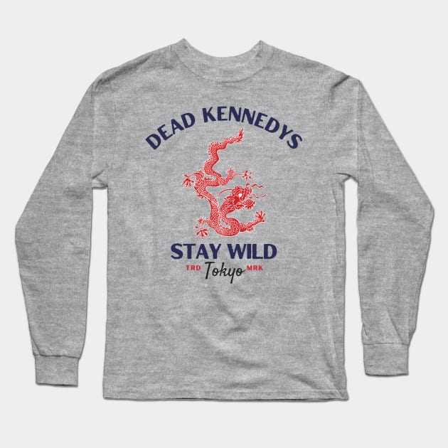 dead kennedys red dragon Long Sleeve T-Shirt by Ollie_kota